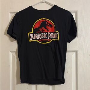 Kids Black Jurassic Park Graphic T-Shirt